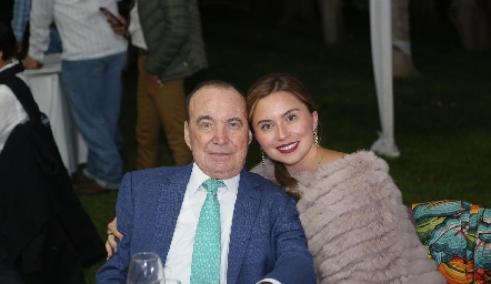  Abelardo Uría con su hija Margot.