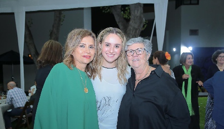  Koky Medina, María Uría y Elvira Oro.