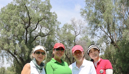  Livia Rochil, Blanca González, Rebeca Bustillos y Sun.