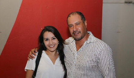  Rocío Aguilera y Román Saldaña.