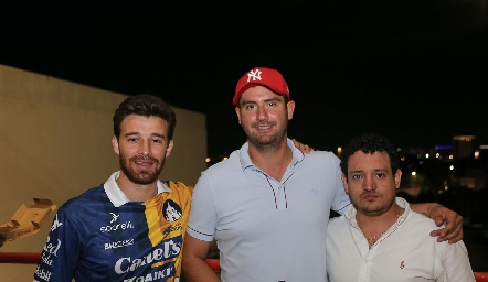  Mauricio Maza, Polo Córdova y Alejandro Díaz de León.