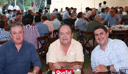  Miguel Bárcena, Enrique Martin del Campo y Miguel Robledo.