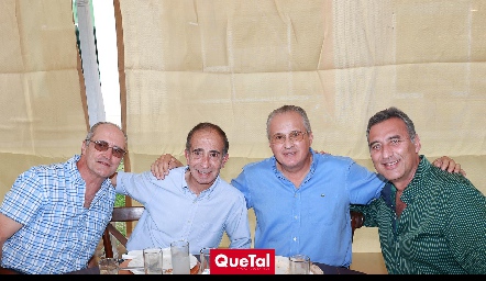  Carlos Saiz,  José Medlich, Carlos Bueggueroff y Felipe Robledo.