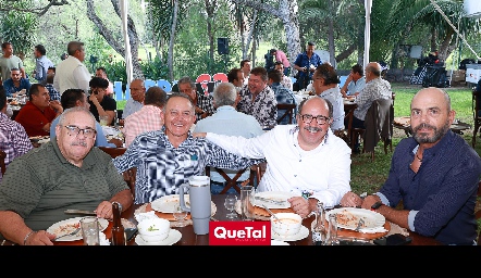  Mario de la Peza, Octavio Aguillón, Aurelio Cadena y Jeppo Mabub.