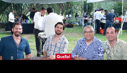  Fernando Palau, Luis Domingo, Roberto Zúñiga y Roberto Garfias.