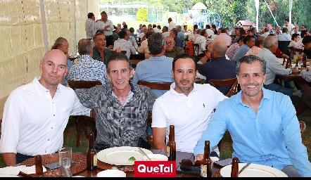  Alejandro González, Antonio Adrián, Alejandro Stevens y Carlos de los Santos.