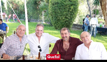  Fernando Abud, Daniel Dauajare, Miguel Guerra y Guillermo Medlich.