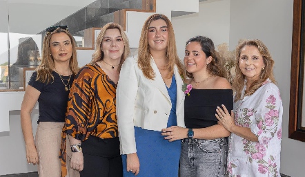  Fernanda Lozano, Gaby Lozano, Ana Gaby Motilla, Any Gómez y Anabel Gaviño.