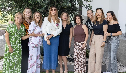  Karina Ramos, Gaby Lozano, Anabel Gaviño, Ana Gaby Motilla, Eva Anaya, Laura Nieto, Mari Carmen Ayala, Fernanda Lozano y Any Gómez.