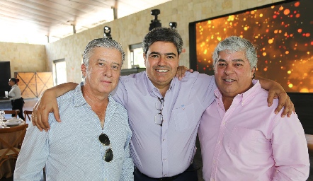  Jorge Gómez, Paco Leos y Gerardo Córdova.