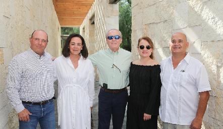  Jaime de la Torre, Dinorah Bravo, Efraín Lozano, Gaby González y Rafa Meade.