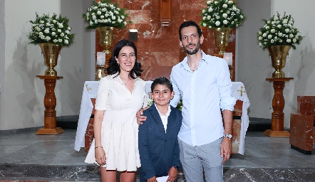  Mireya Pérez, Rafael Martínez y Sebastián Tovar.