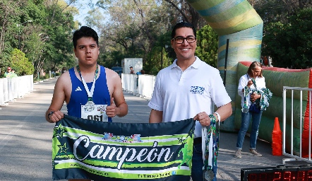  Ganador de carrera de 5km.