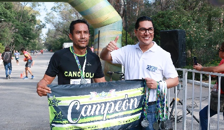  Ganador de la carrera de 10 km.