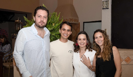  Pato Lozano, Ricardo Andrés, Regina Carrillo y Lucila Andrade.