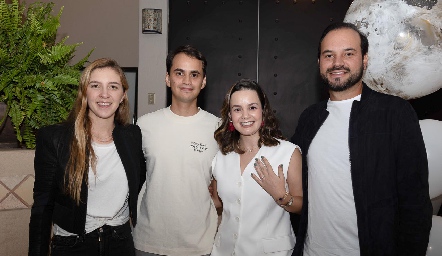  Pau Martínez, Ricardo Andrés, Regina Carrillo y Rodrigo Alcalde.