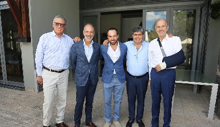  Salvador de la Maza, Marcelo de los Santos, Marcelo de los Santos, Paco Leos y Francisco de la Rosa.