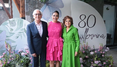  Marcelo de los Santos, Dalila Anaya y Guille Anaya.