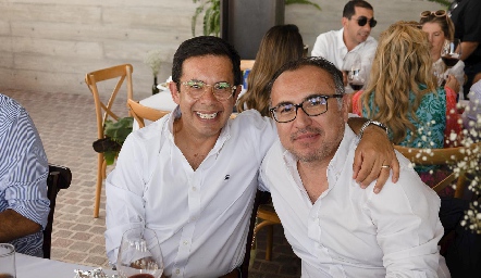  Emmanuel Díaz de León y Christian Esqueda.