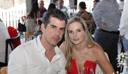 Alejandro Valladares y Miriam Huber.