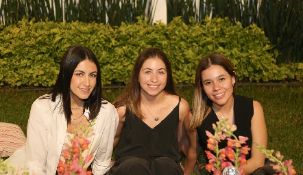  Ximena Nieto, Regina Morones y Marijó Bringas.