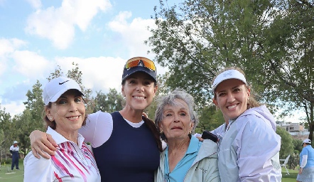  Dorina, Nuria Landín, Tita Naranjo y Pamela Grageda.