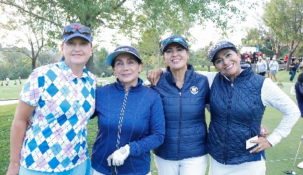  Carla Carter, Alejandra Monteverde, Rocío Vázquez y Ana Martínez.