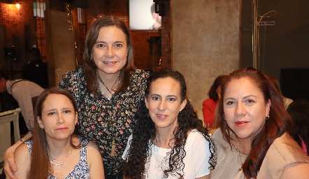  Mariana Veytia, Alejandra de los Santos, Marcela Reynoso y Ana Karina Reyna.