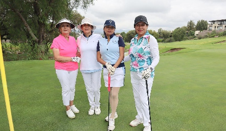  Lupita Naranjo, Alma Méndez, Estrella Varela y Norma Angélica Ramírez.