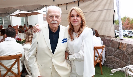  Pepe Santos con su hija Alejandra.