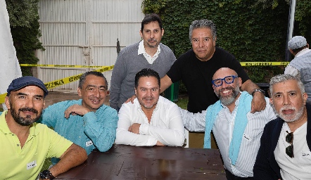  Horacio Lara, Emiliano El Cóndor, Milton, Armando López, Héctor, Omar García el Príncipe y Antonio de los Santos.