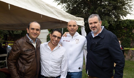  Cany Narváez, Germán Flores, Marco Álvarez y Mario Güemes.