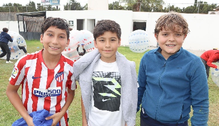  Patricio Castro, Borja y Jero.