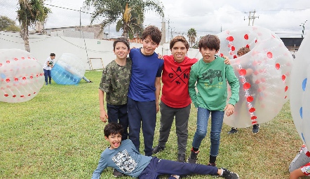  David García, Cesar Tobías, Marcos Gallegos y Juan Pa Herrera.