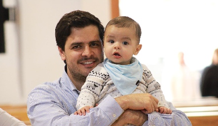  Luis Torres y su hijo Luis.