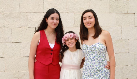  Andrea, Sofía y Jimena.