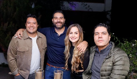  Raymundo Blanco, Fernando Delgado, Aida Vizcaya y Joel Castañeda.