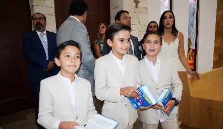  Diego Guerrero, Alejandro Leos y Andrés Vázquez.