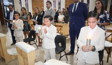  Alejandro Leos, Diego Guerrero y Andrés Vázquez.