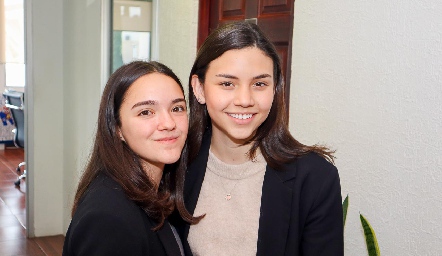  Rocío Celis y Giana de la Rosa.