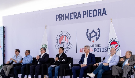  Ceremonia de colocación de la primera piedra del Territorio Atléti-Potosí.