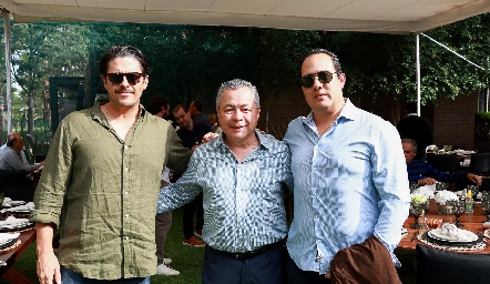  Roberto Fernández, Lisandro Bravo y Carlos Sánchez.