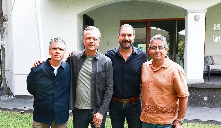  Luis Motilla, Juan Carlos Sojo, Luis Mahbub y Gerardo Rodríguez.