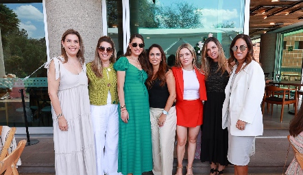  Alejandra Jiménez, Lily Abud, Mariana Llaguno, Marycarmen Mejía, Graciela Torres, Eunice Camacho y Gloria Leal.