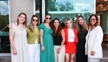  Alejandra Jiménez, Lily Abud, Mariana Llaguno, Marycarmen Mejía, Graciela Torres, Eunice Camacho y Gloria Leal.