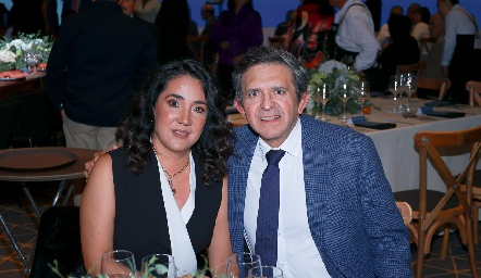  Malena Sánchez y Adán Espinosa.