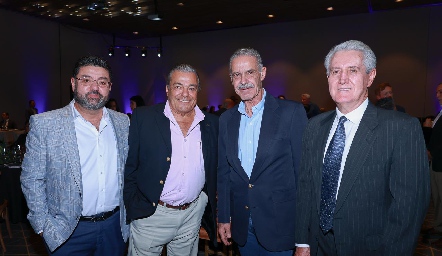 Alejandro Pérez, Ricardo Lozano, Jaime Chalita y Mario Leal.