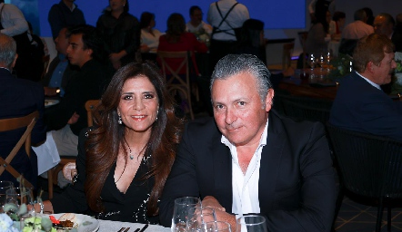  Claudia de los Santos y Mauricio Autrique.