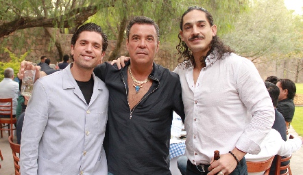  Gerardo Serrano, David Lozano y Gerardo Rodríguez.