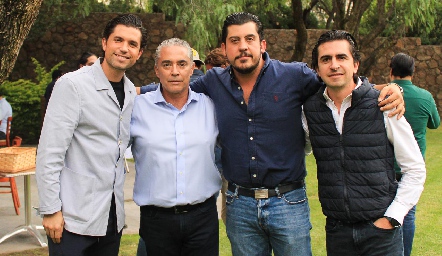  Gerardo Serrano, Gerardo Serrano, Héctor Gómez y Javier Gómez.